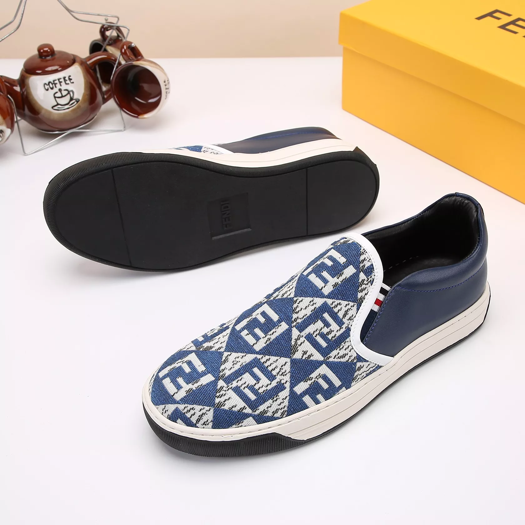 Bright 9335 Fendi Casual Shoes For Men