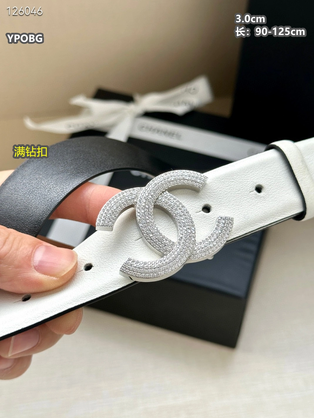 Bright 939 Chanel AAA Quality Belts For Unisex