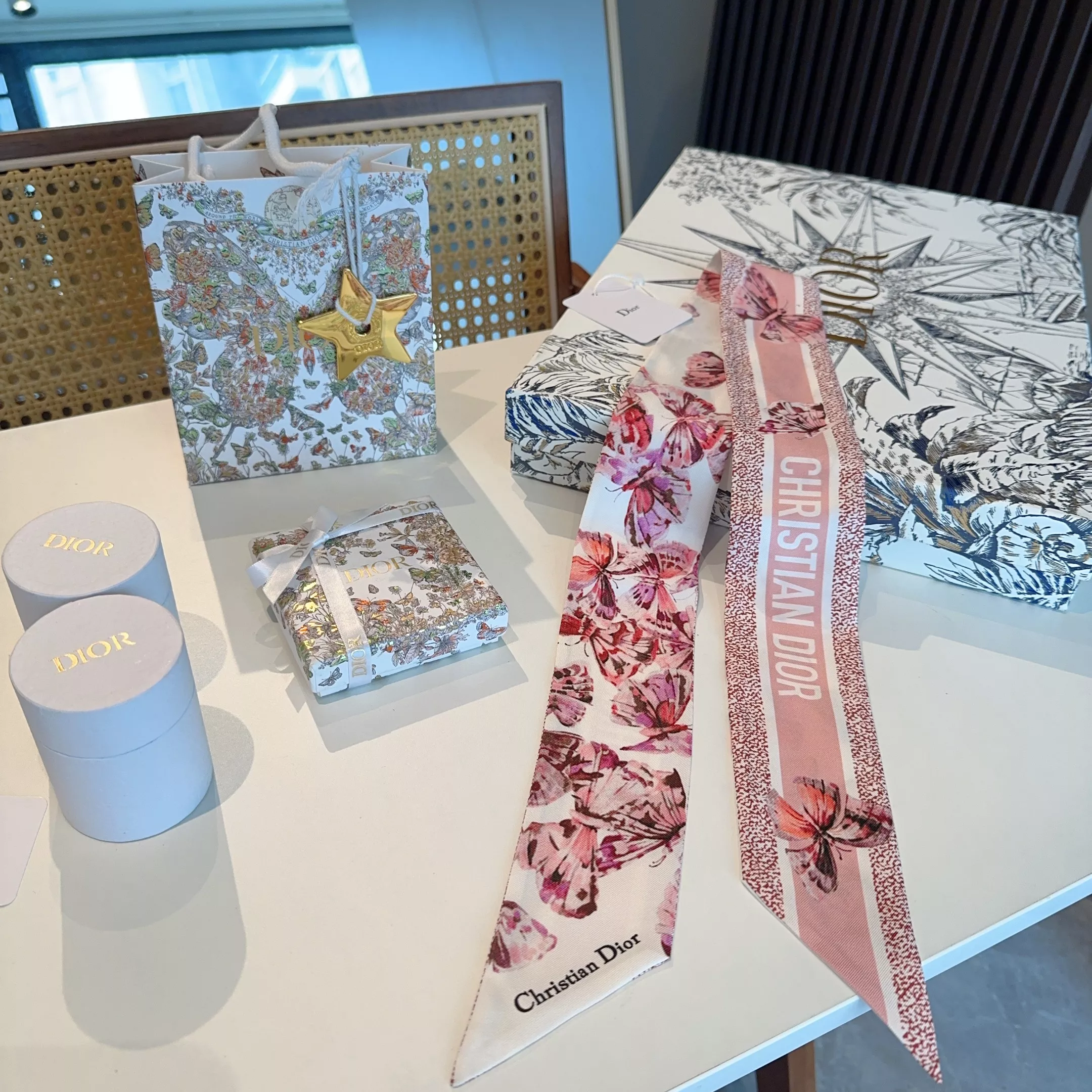 Bright 9501 Christian Dior Silk Scarf