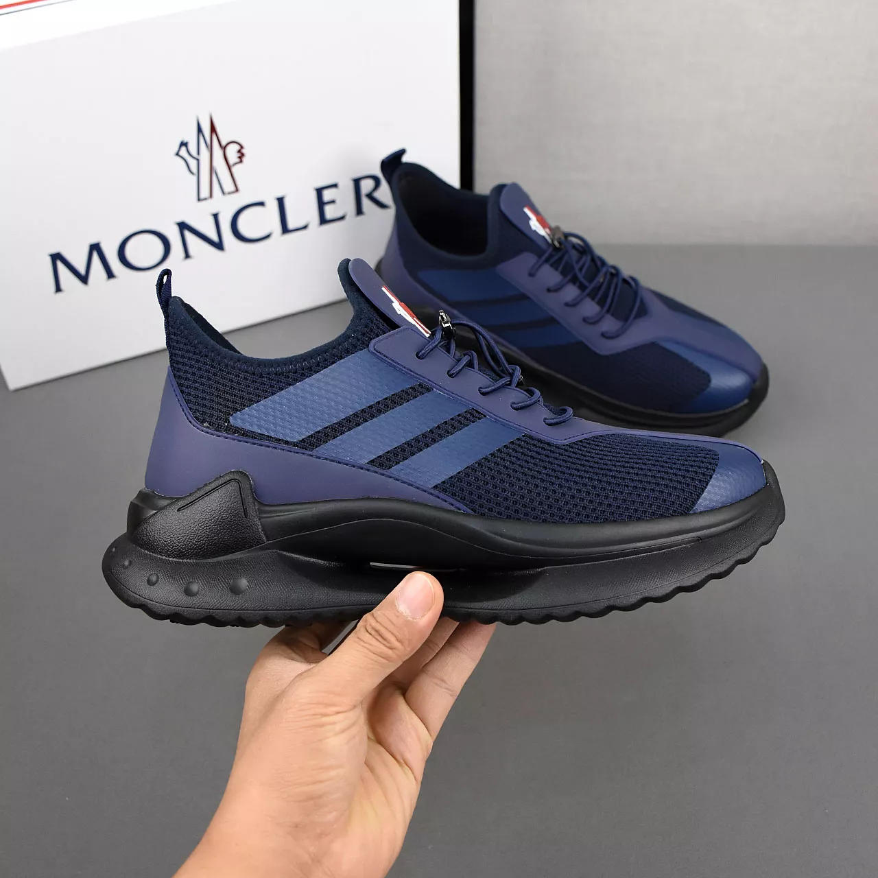 Bright 9677 Moncler Casual Shoes For Men