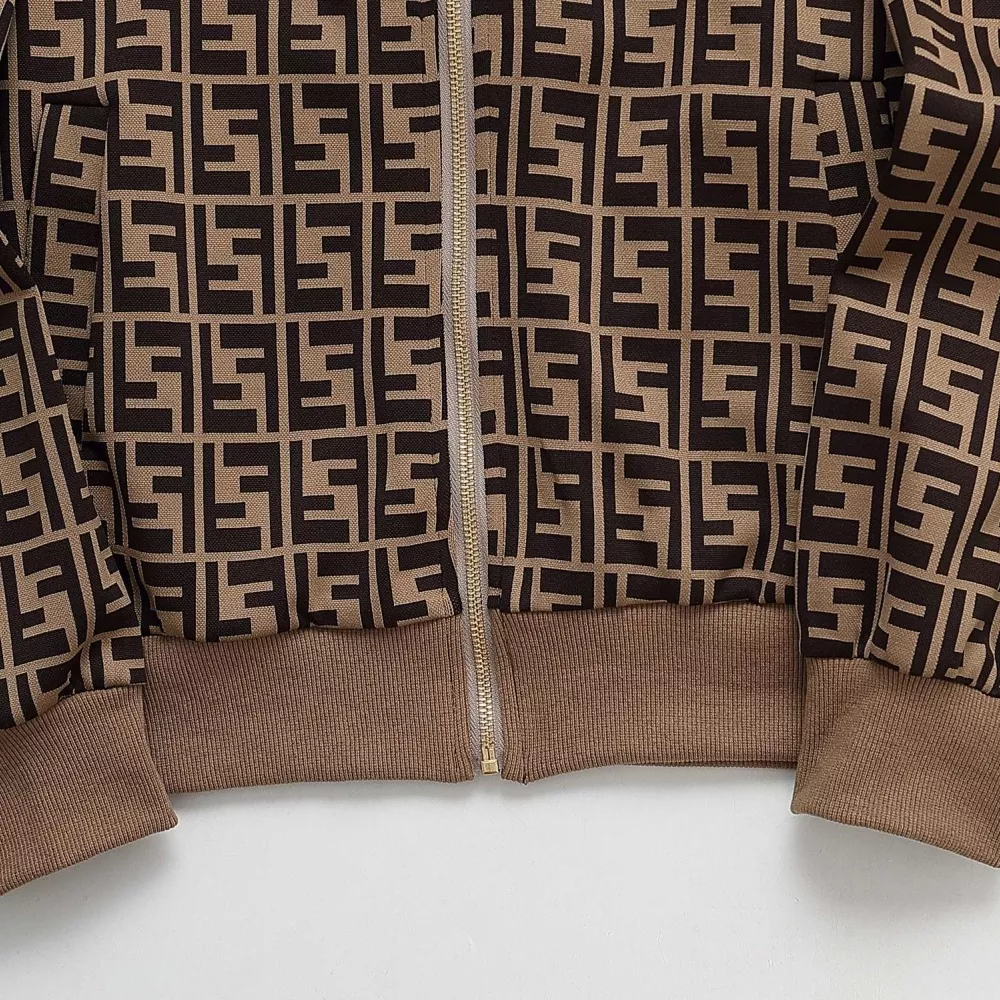 Bright 9914 Fendi Tracksuits Long Sleeved For Men