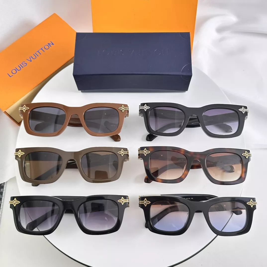 Bright 9969 Louis Vuitton AAA Quality Sunglasses