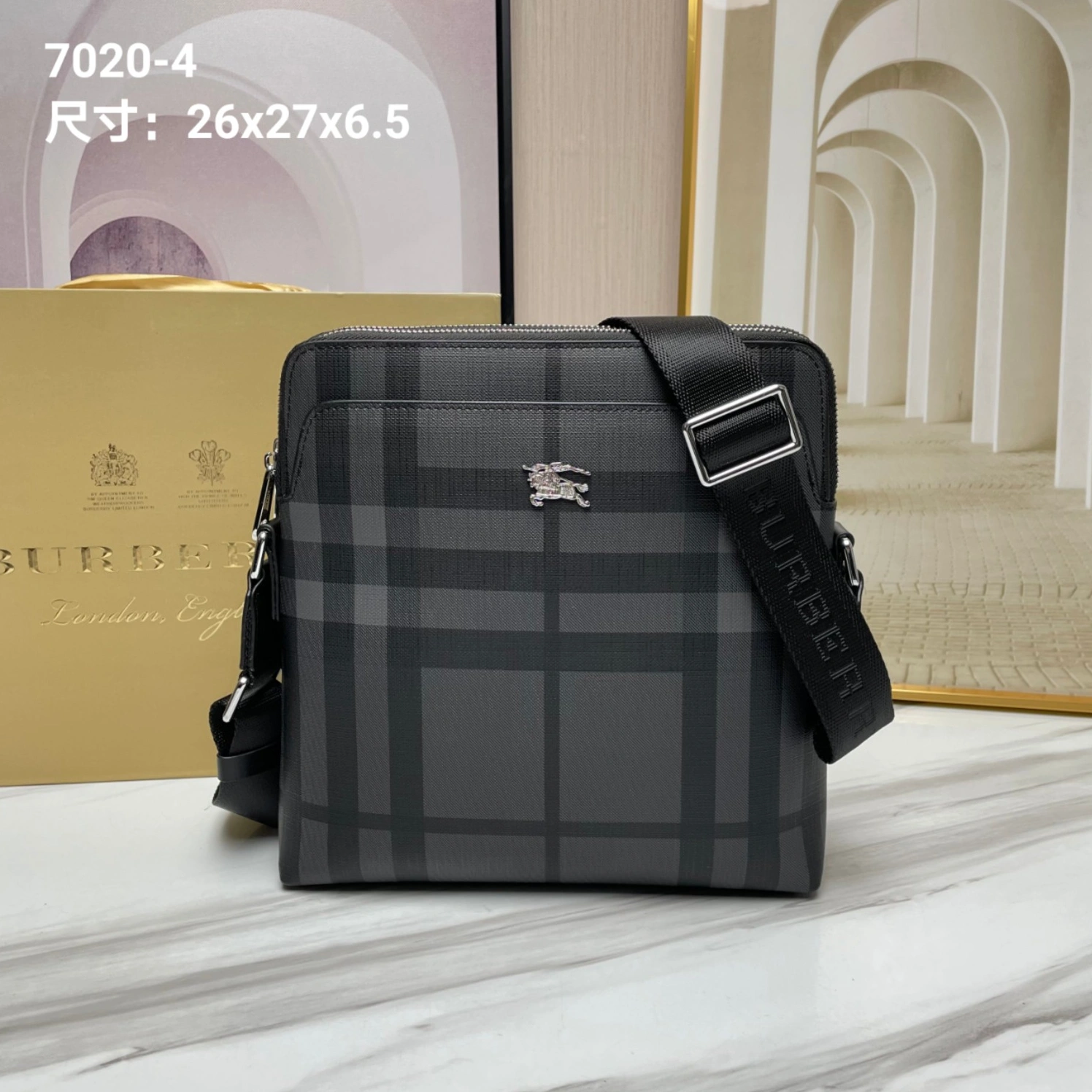 Burberry AAA Man Messenger Bags Soft 9522