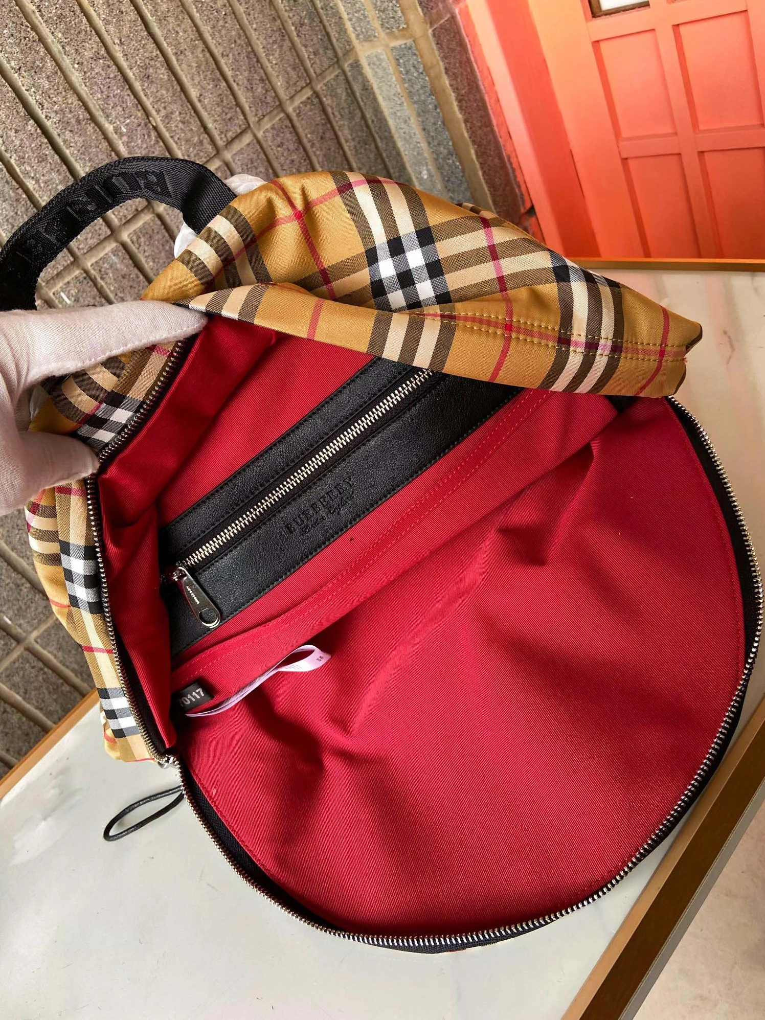 Burberry AAA Quality Backpacks For Unisex Resilient 350