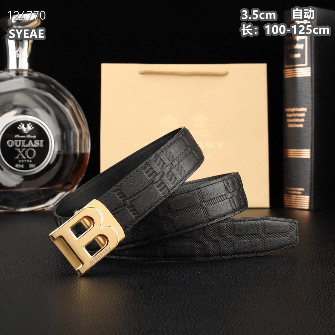 Burberry AAA Quality Belts For Men Bright 5598