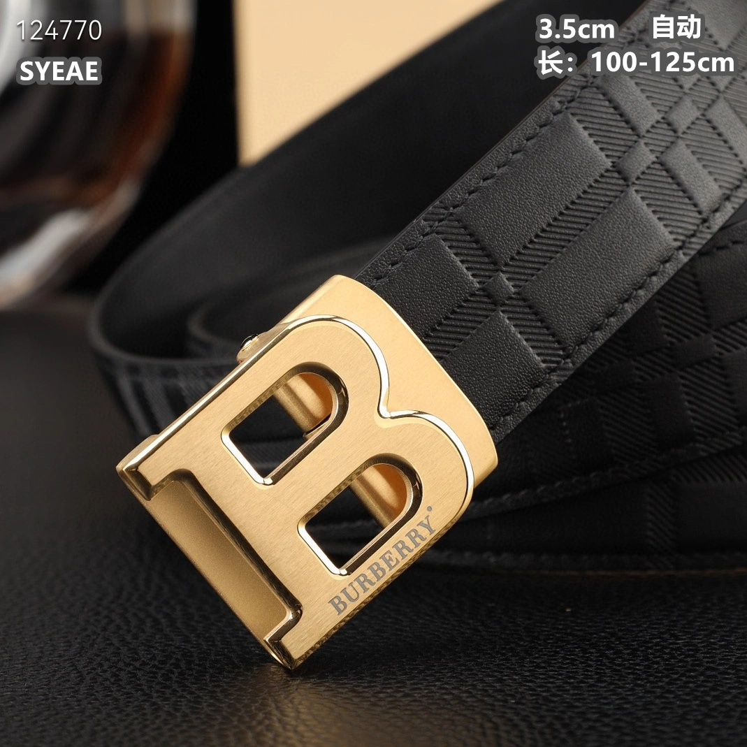 Burberry AAA Quality Belts For Men Bright 5598