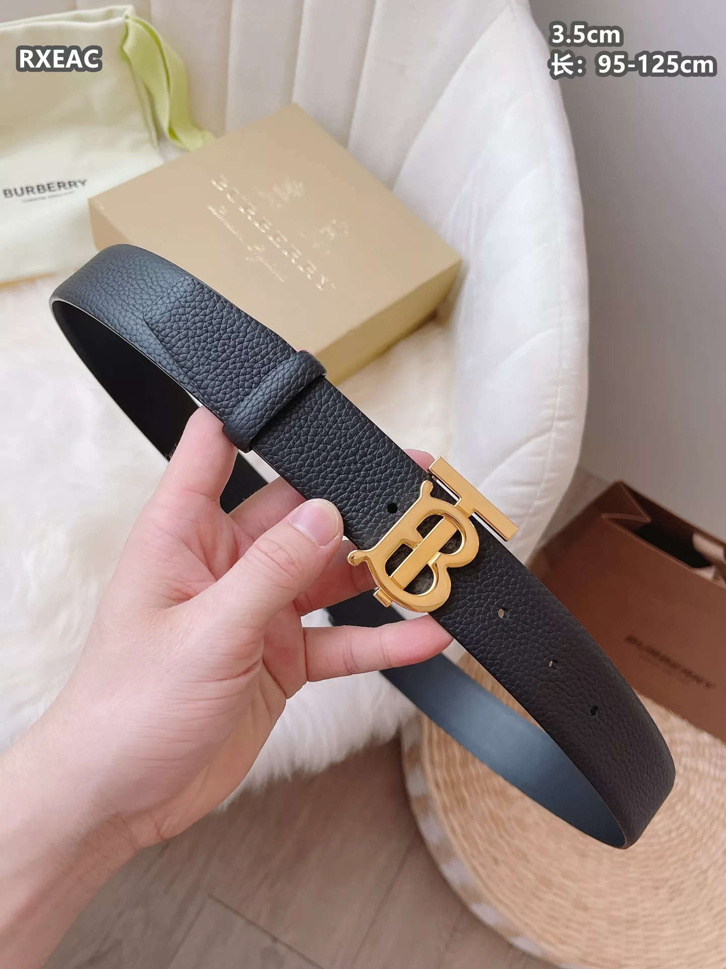 Burberry AAA Quality Belts For Men Elegant 4033