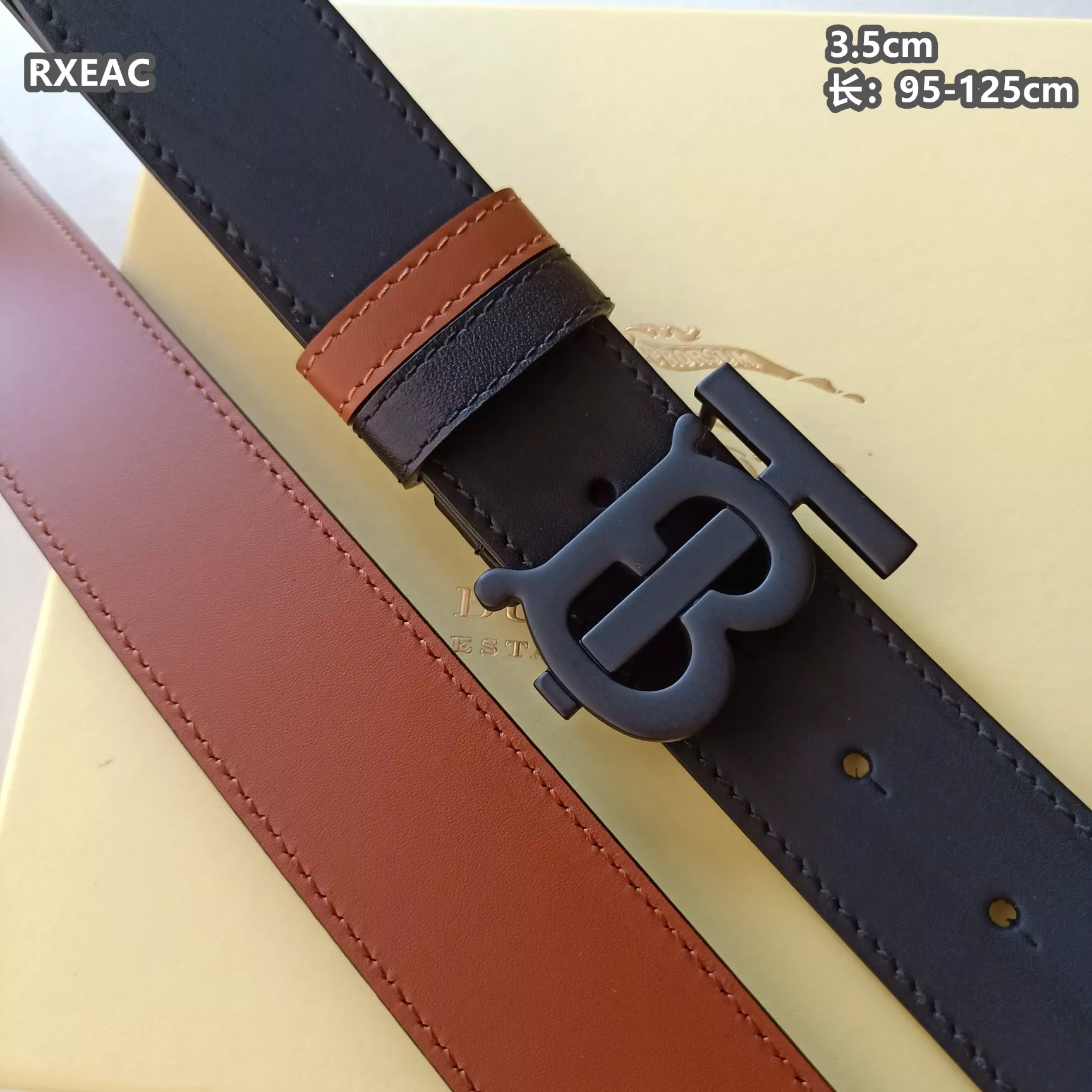 Burberry AAA Quality Belts For Men GoodFit 9425