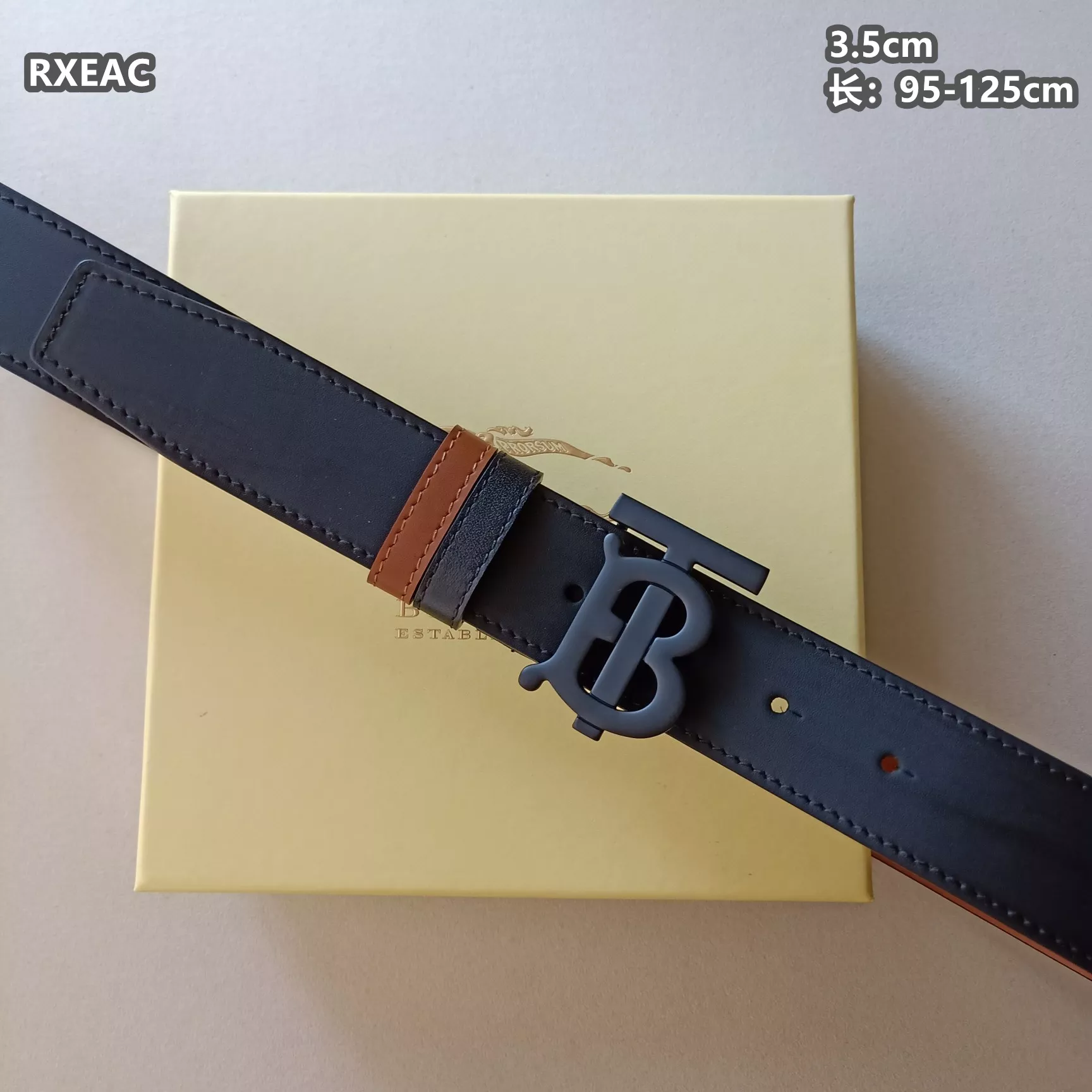 Burberry AAA Quality Belts For Men GoodFit 9425