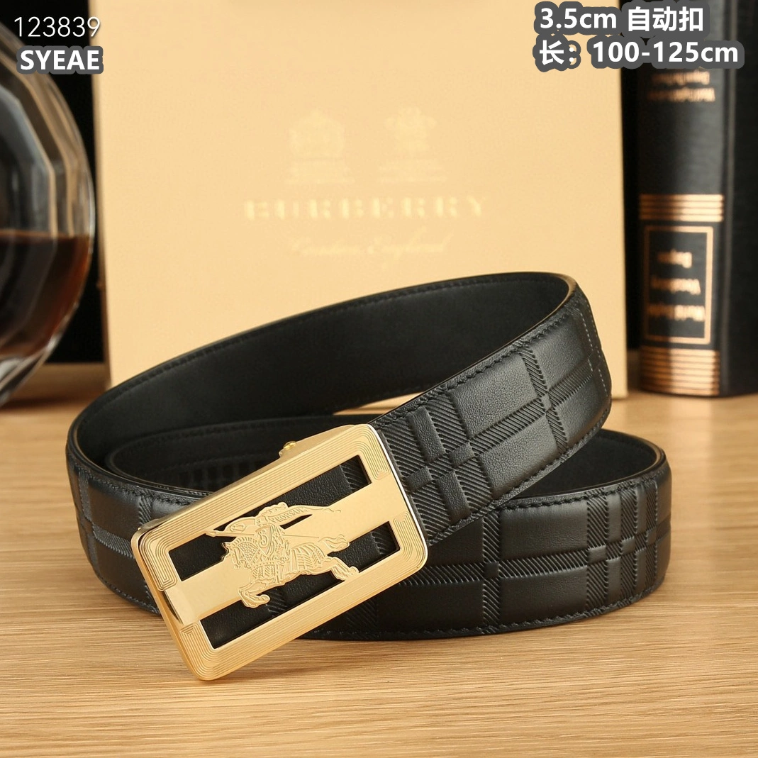 Burberry AAA Quality Belts For Men Soft 9158
