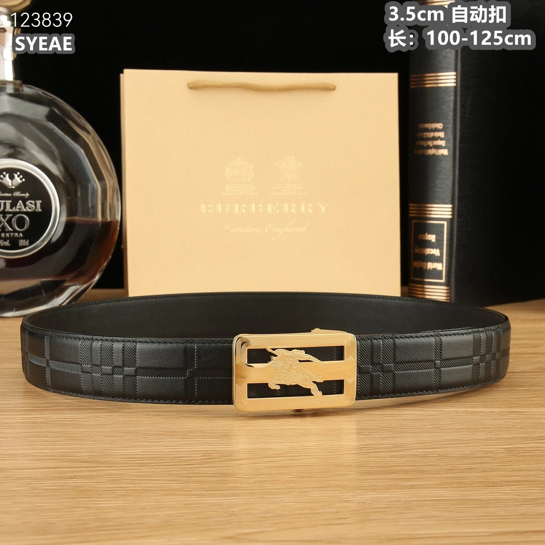 Burberry AAA Quality Belts For Men Soft 9158