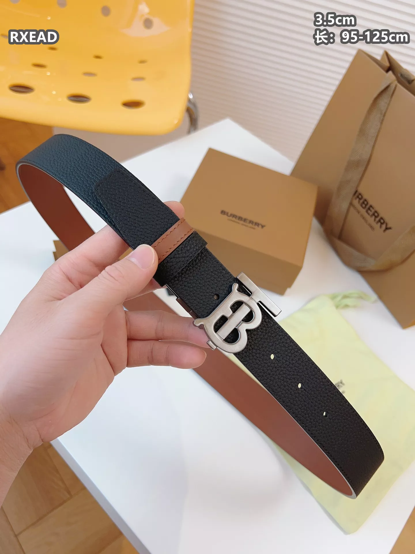 Burberry AAA Quality Belts For Men Sophisticated 7648