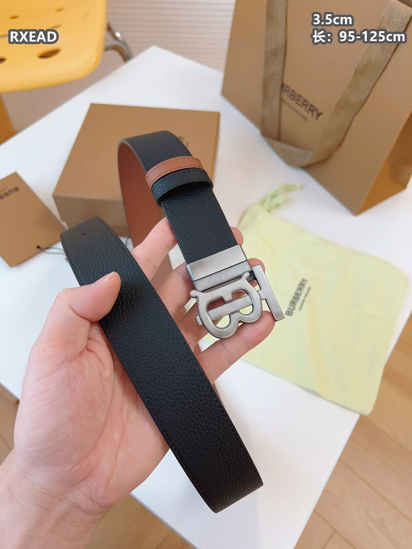 Burberry AAA Quality Belts For Men Sophisticated 7648