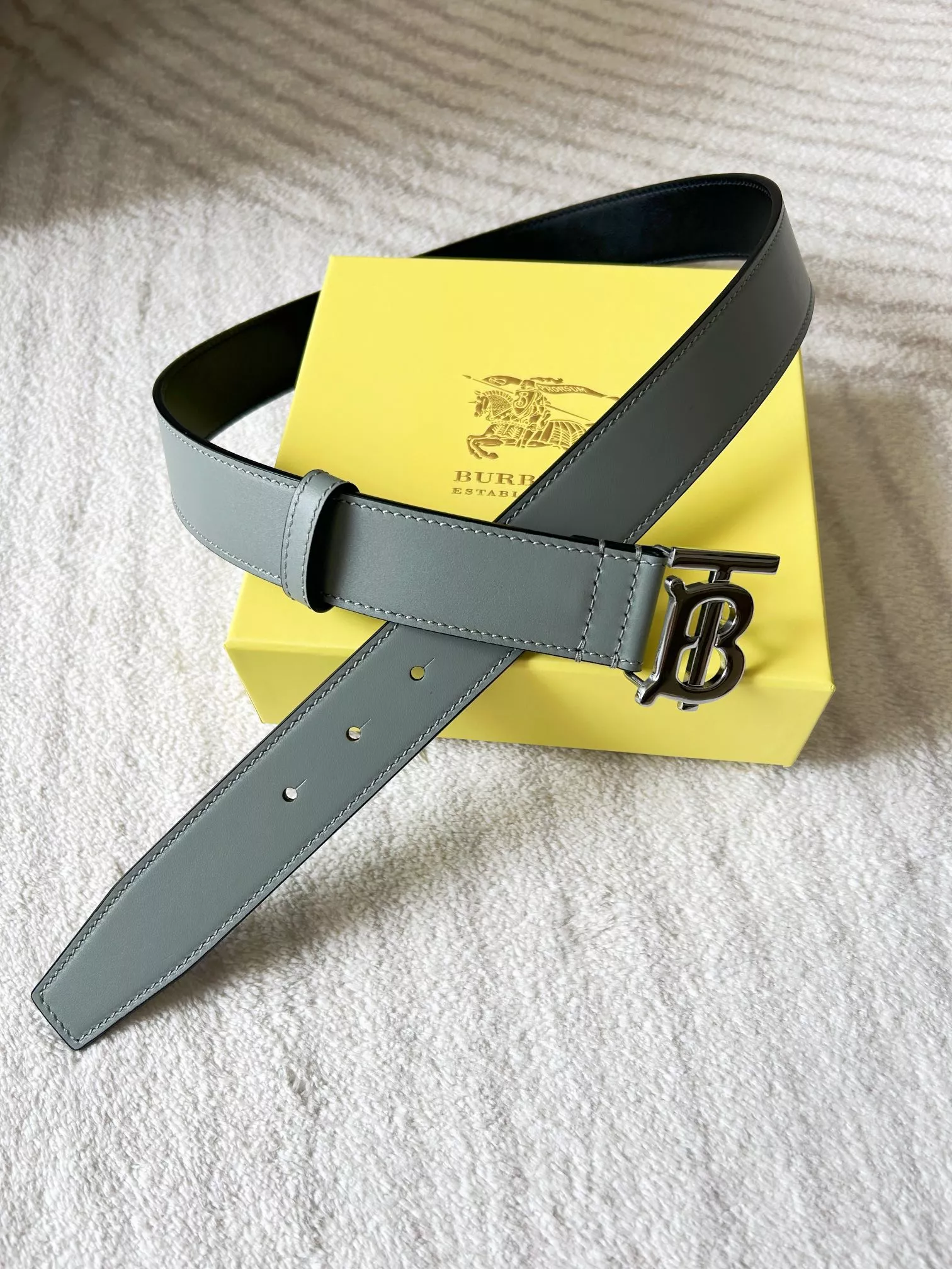 Burberry AAA Quality Belts In 3.5cm For Men BestValue 9299