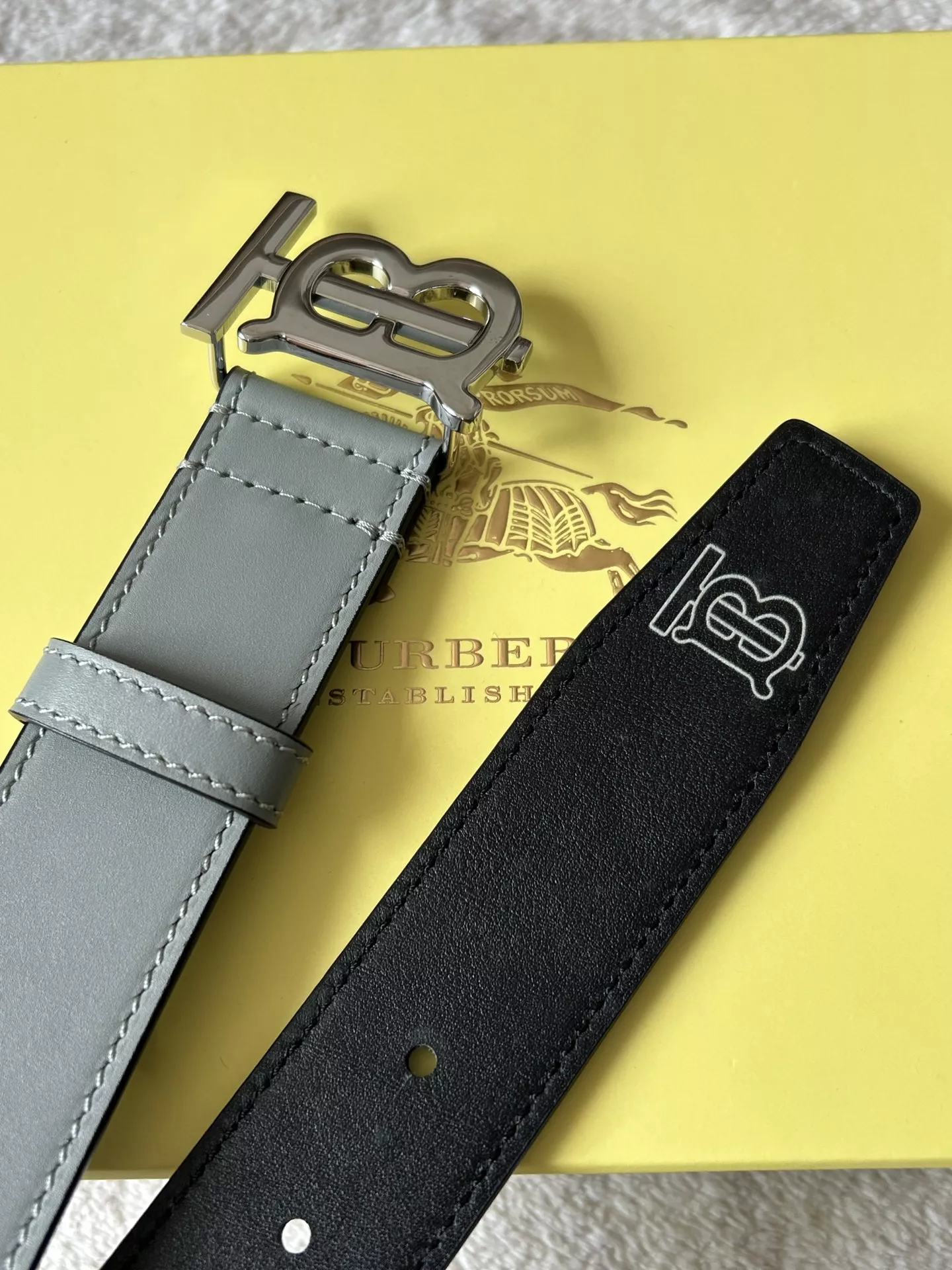 Burberry AAA Quality Belts In 3.5cm For Men BestValue 9299