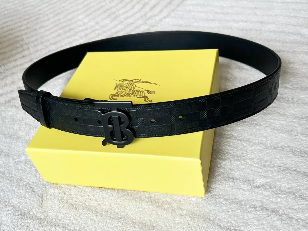 Burberry AAA Quality Belts In 3.5cm For Men Durable 2228