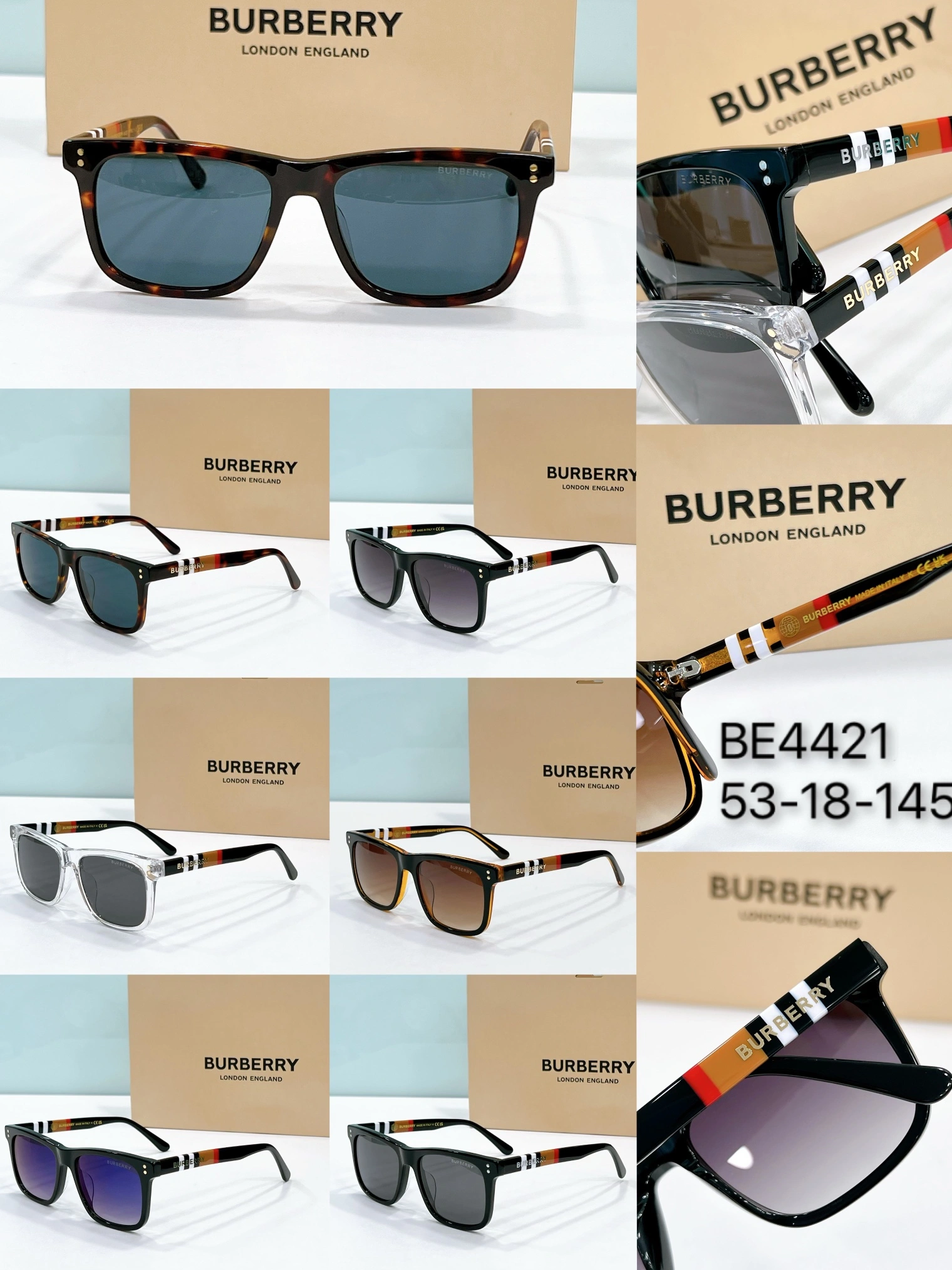Burberry AAA Quality Sunglasses DailyWear 4066