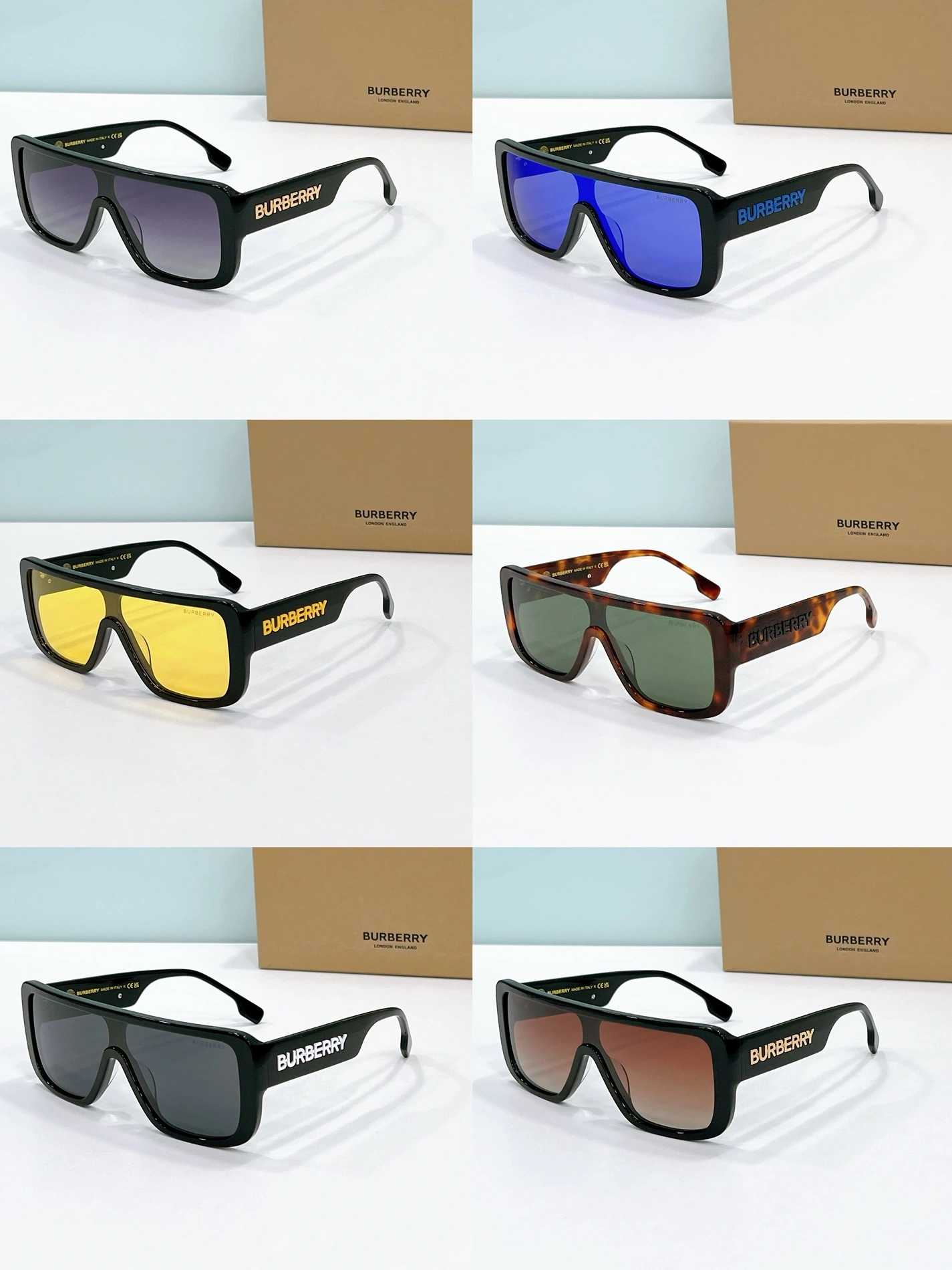 Burberry AAA Quality Sunglasses Trendsetting 7928
