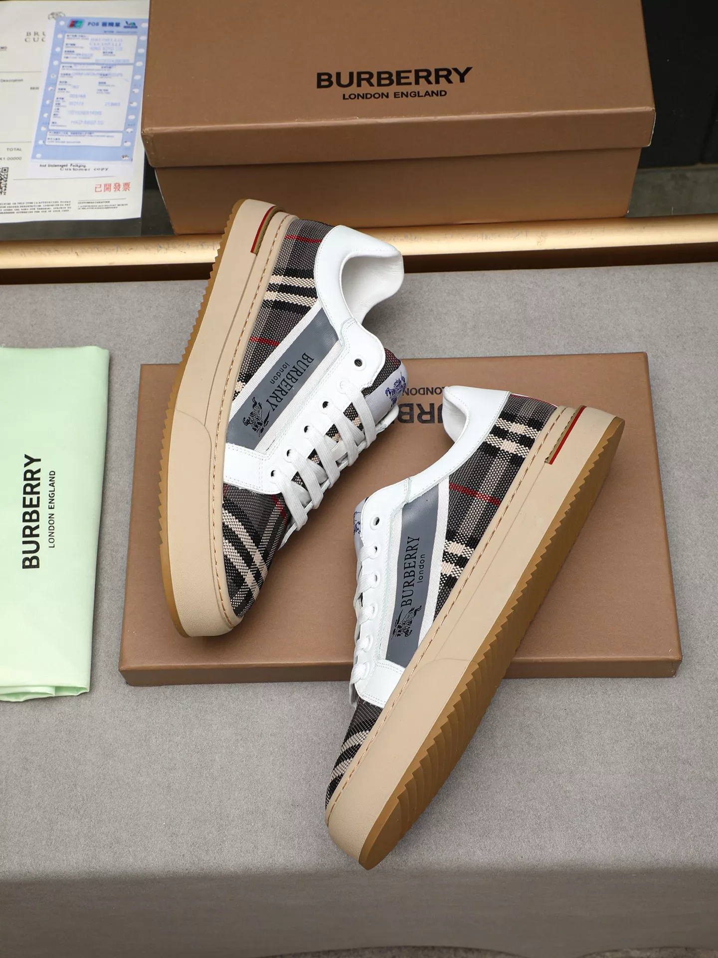 Burberry Casual Shoes For Men DailyWear 1200