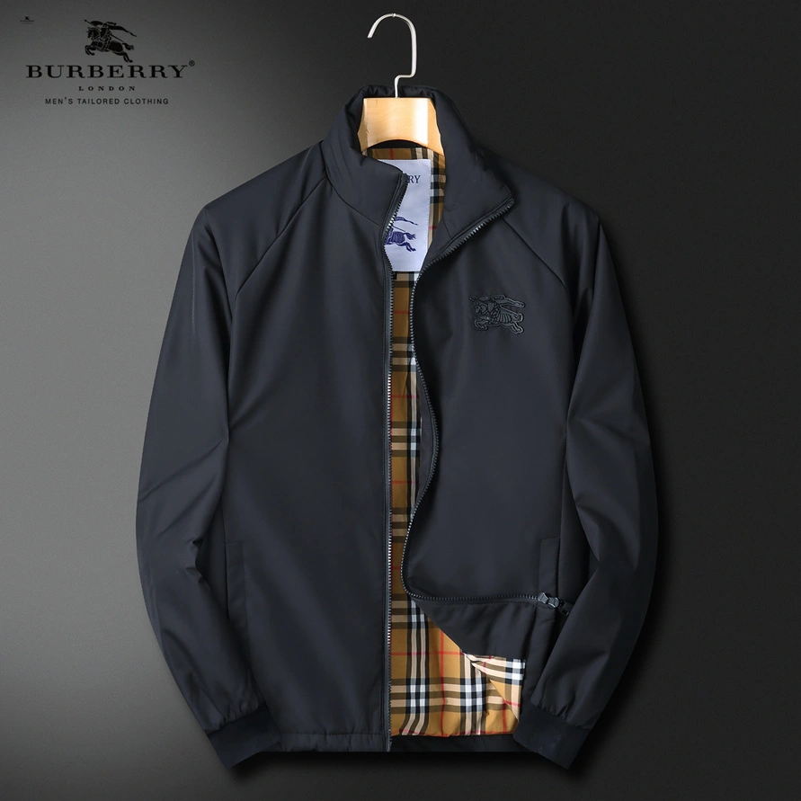 Burberry Down Feather Coat Long Sleeved For Men Compact 1319