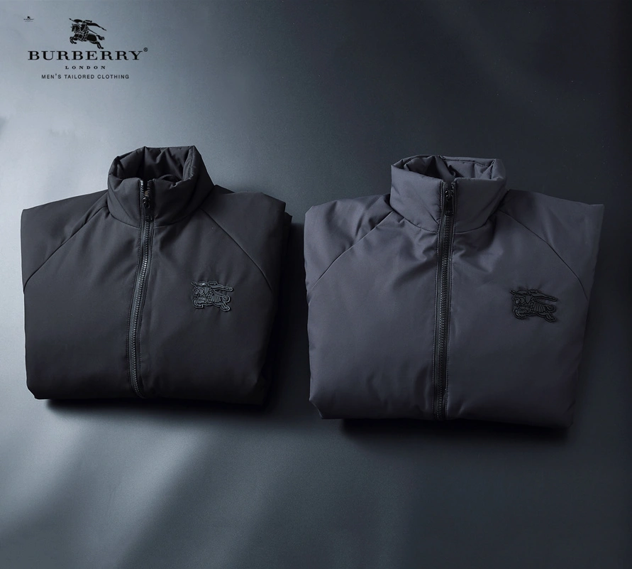 Burberry Down Feather Coat Long Sleeved For Men Compact 1319