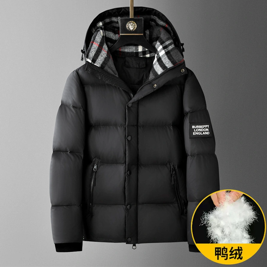 Burberry Down Feather Coat Long Sleeved For Men SportInspired 596