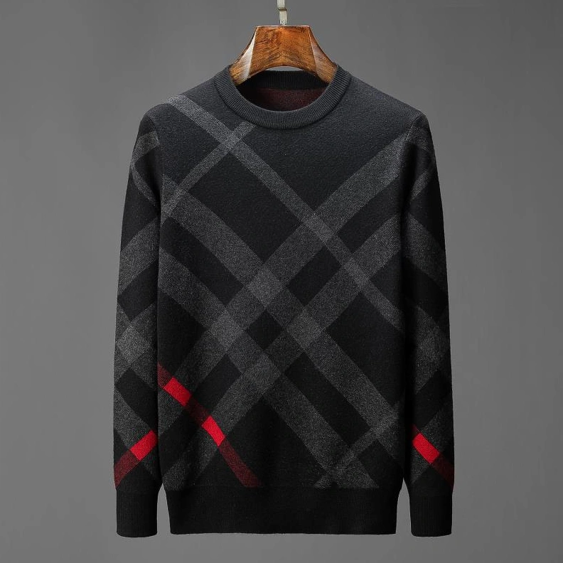 Burberry Fashion Sweaters Long Sleeved For Men Breathable 2158