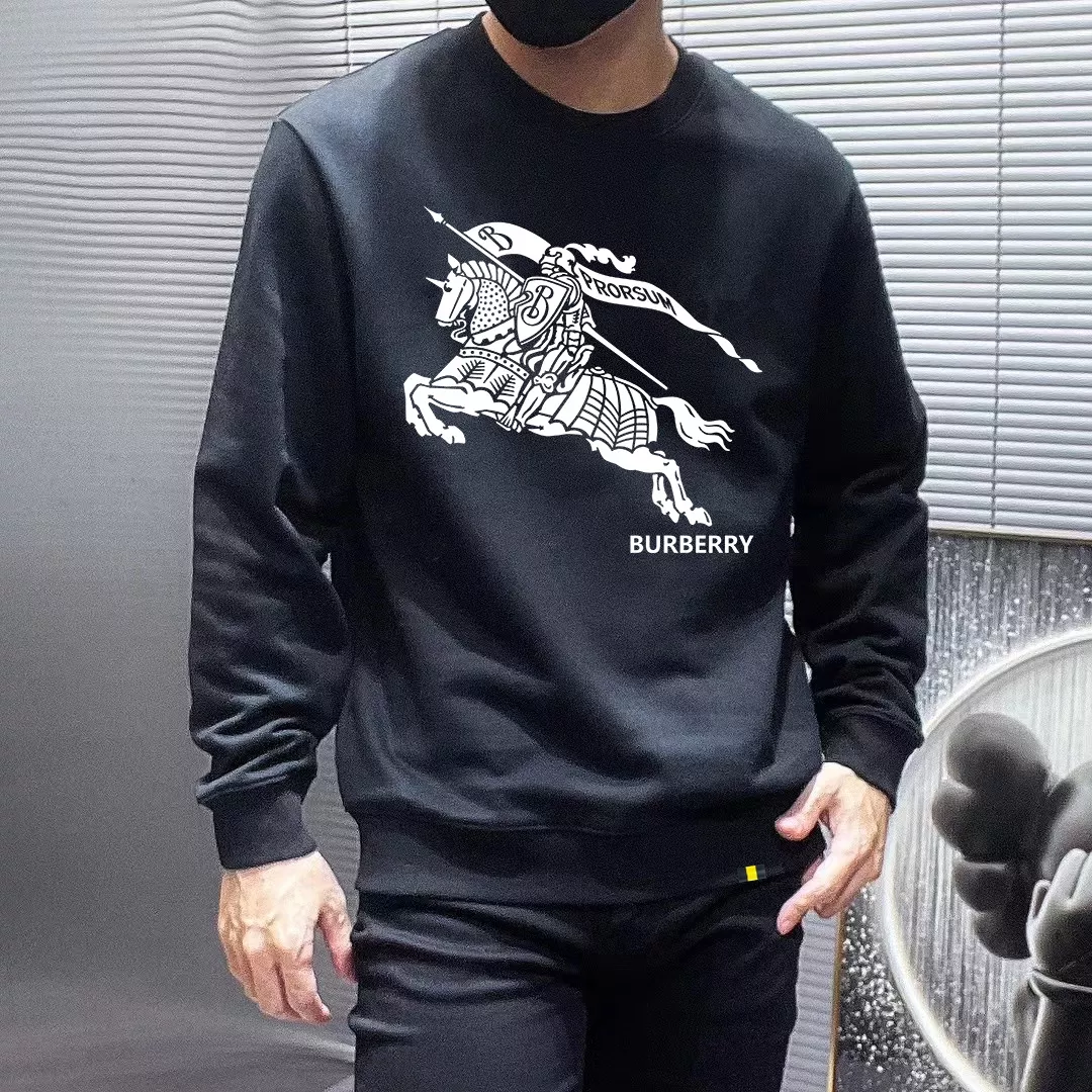Burberry Hoodies Long Sleeved For Men Soft 2740