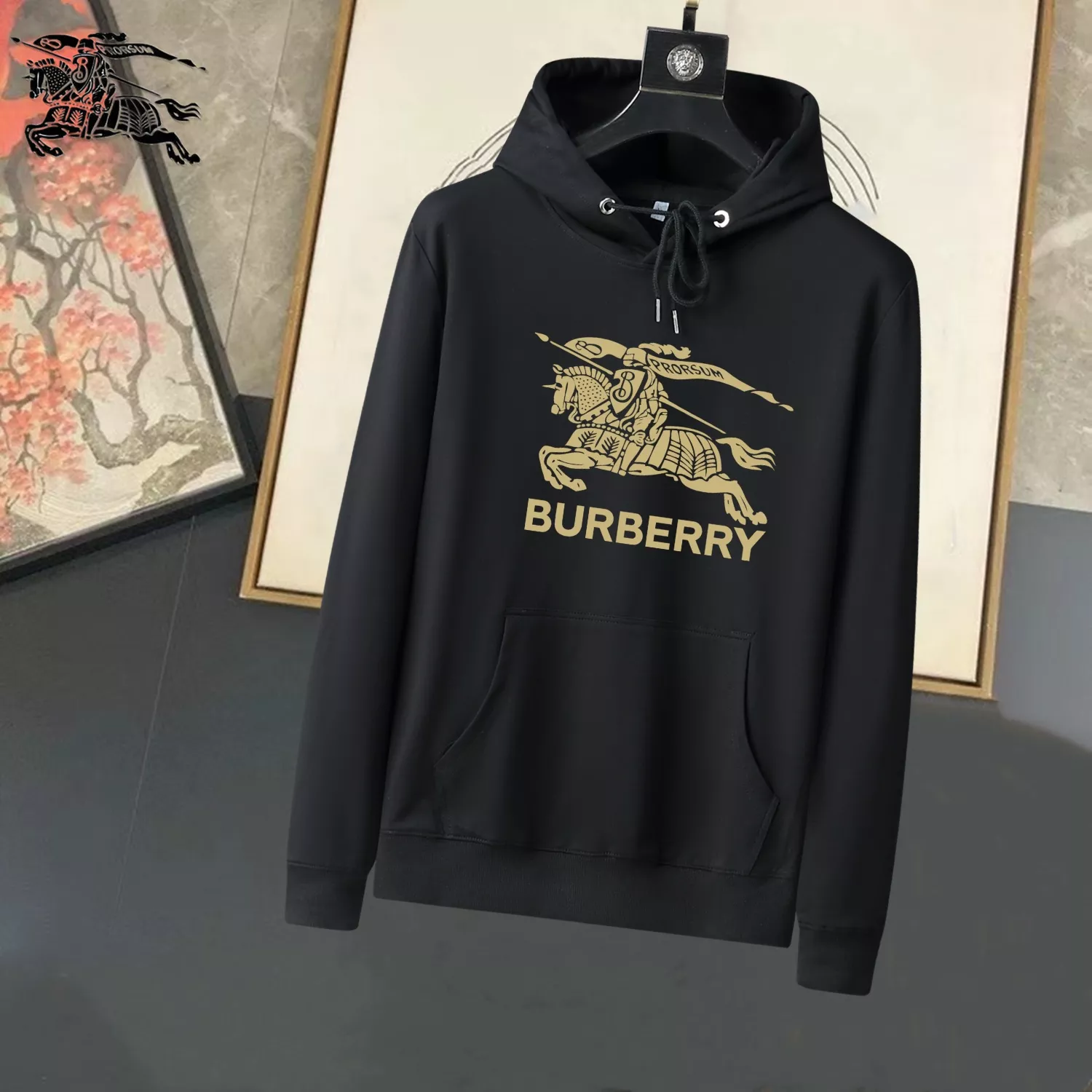 Burberry Hoodies Long Sleeved For Men Trendsetting 9438