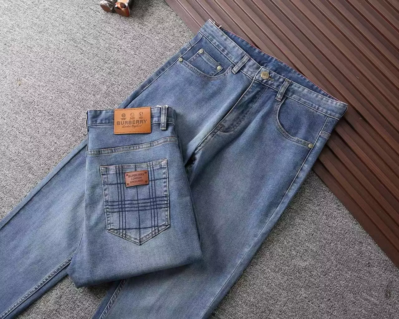 Burberry Jeans For Men Soft 8810