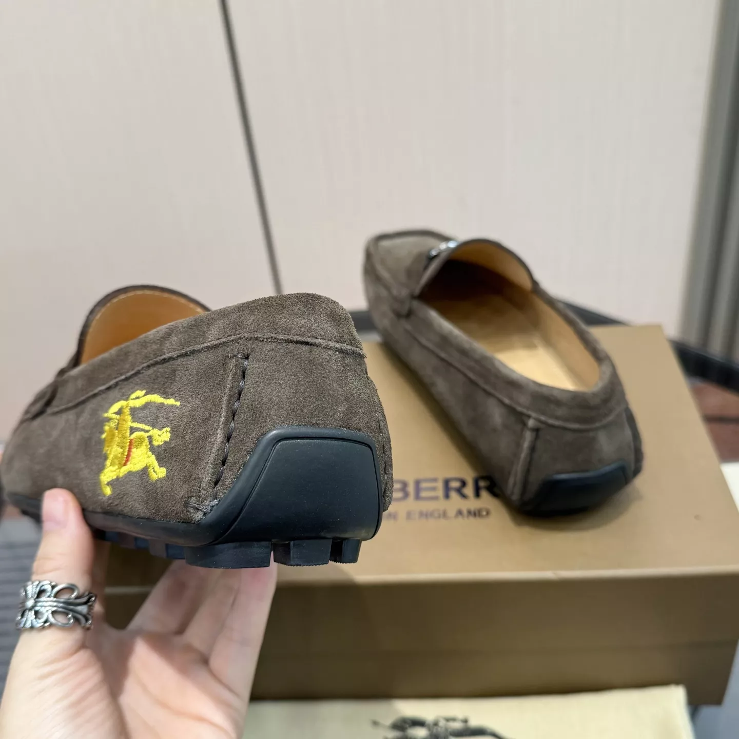 Burberry Leather Shoes For Men Affordable 5330