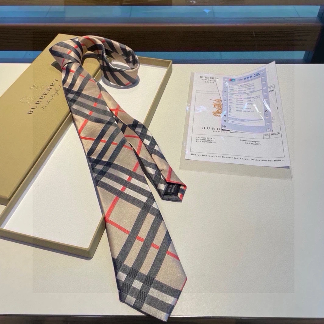 Burberry Necktie For Men Comfortable 8155