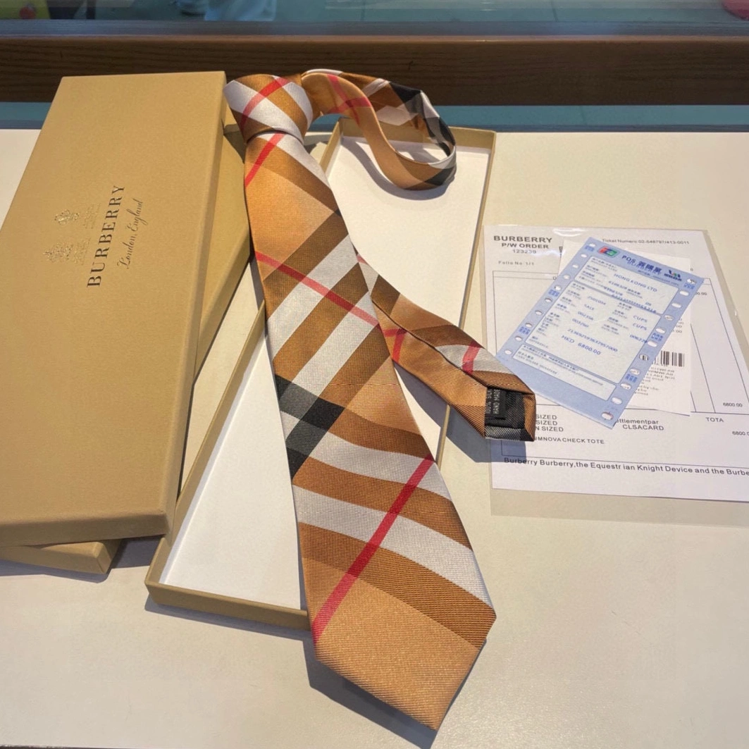 Burberry Necktie For Men Refined 5409