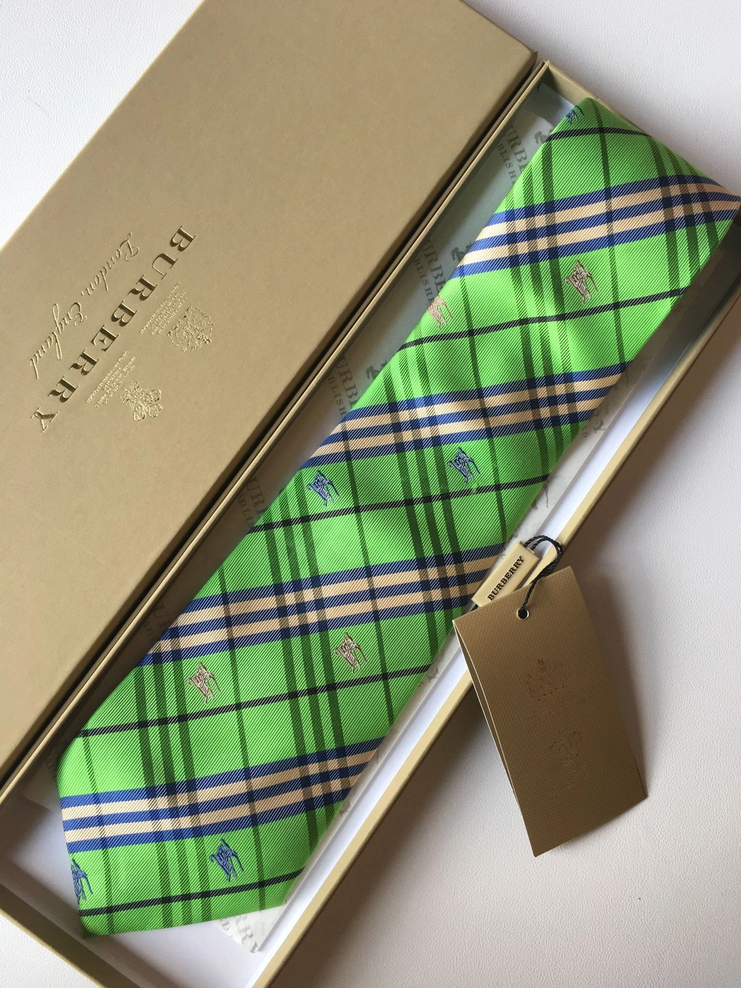 Burberry Necktie For Men Sleek 1311