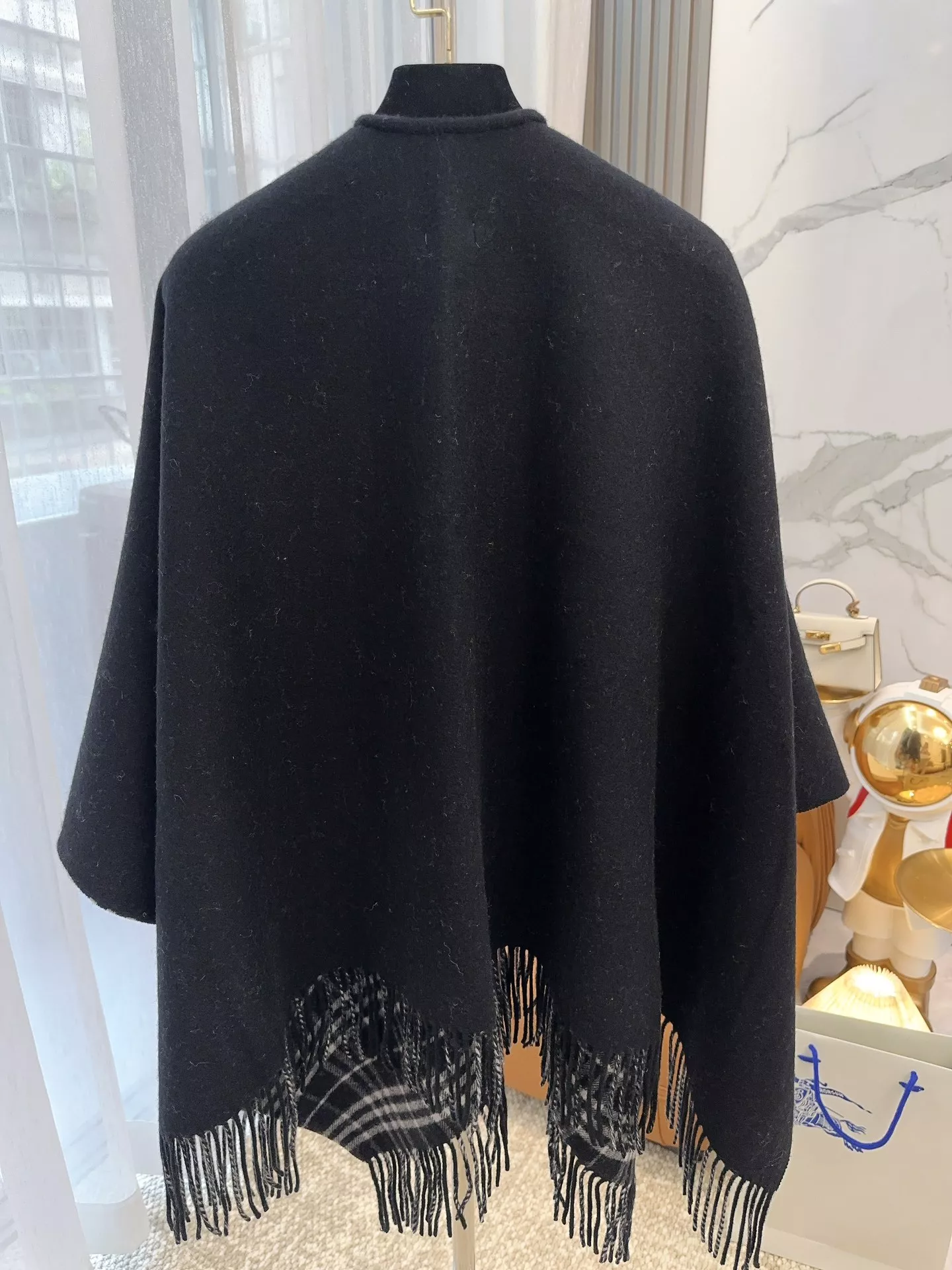 Burberry Poncho For Women Breathable 5246