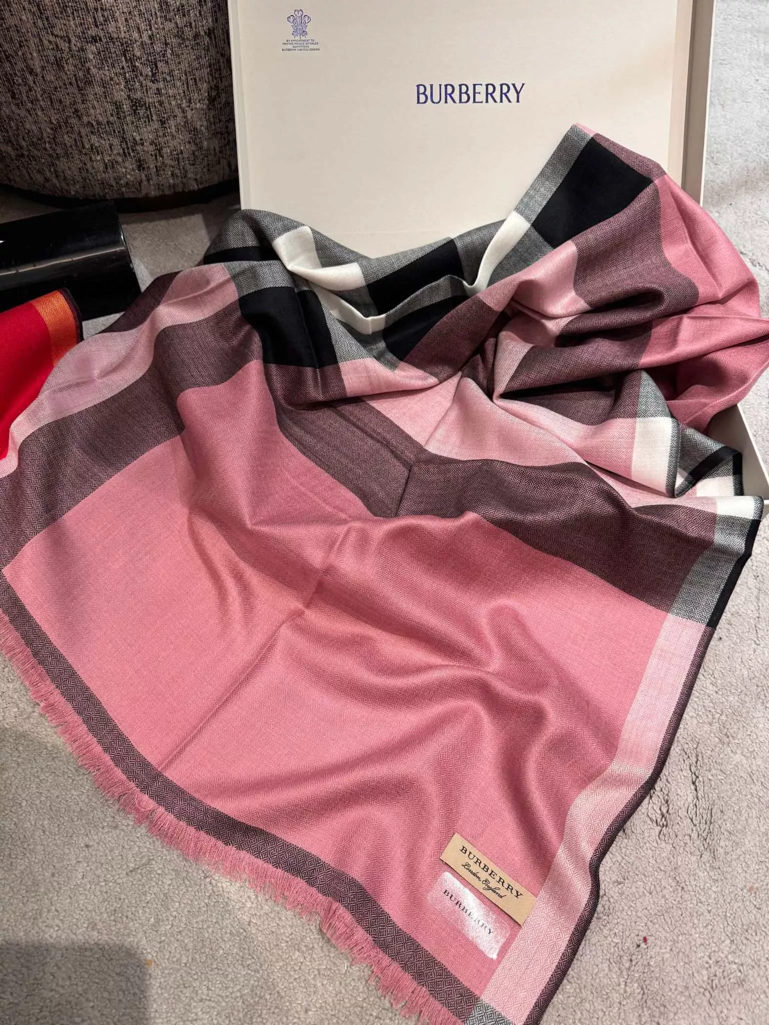 Burberry Scarf For Women Minimalist 8530