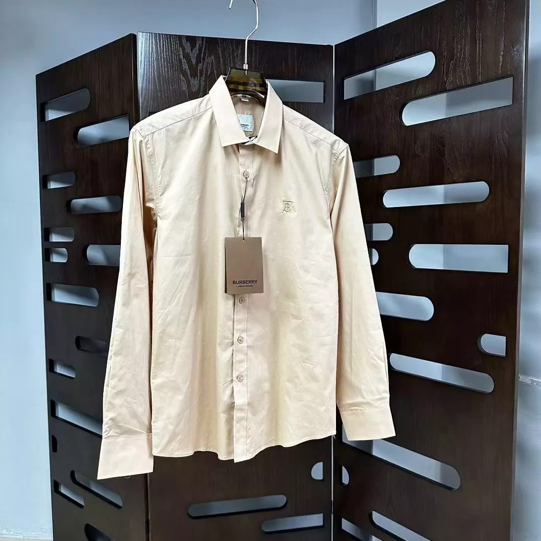 Burberry Shirts Long Sleeved For Men Bright 818