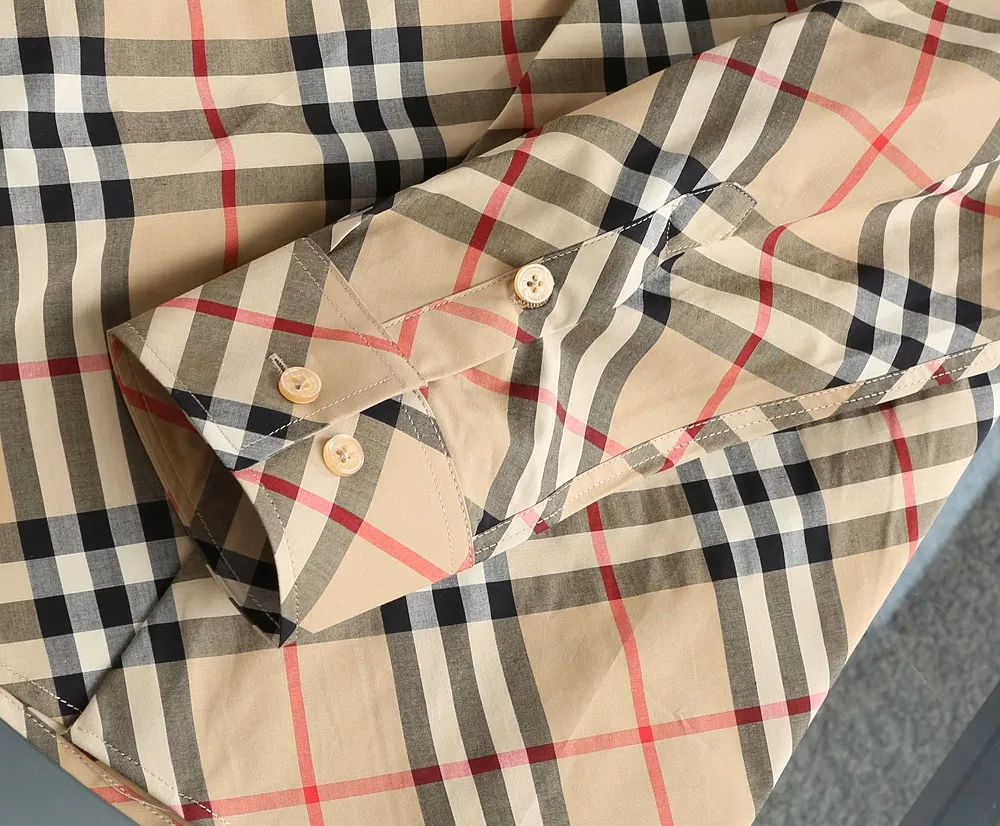 Burberry Shirts Long Sleeved For Men Bright 9417