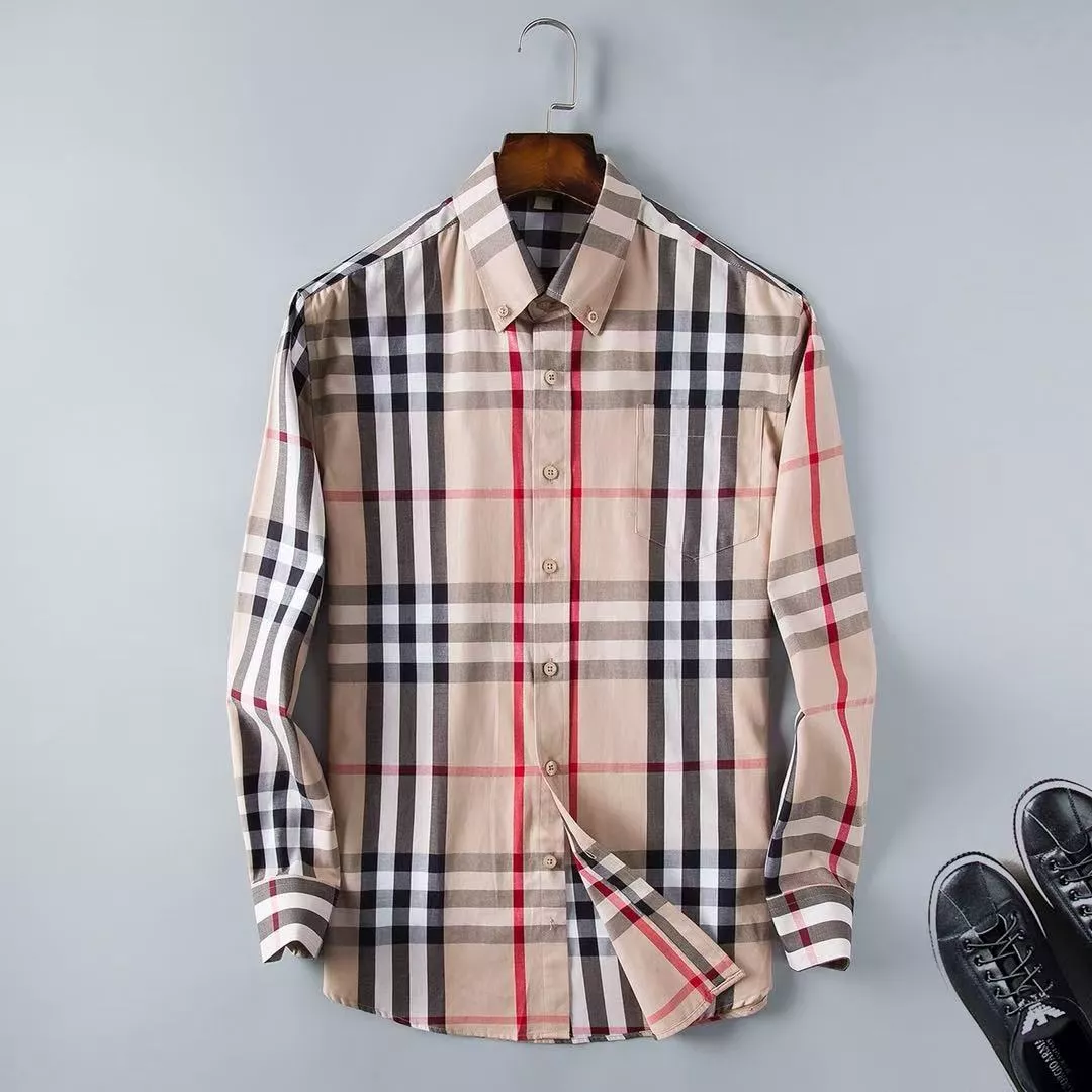 Burberry Shirts Long Sleeved For Men DailyWear 8727