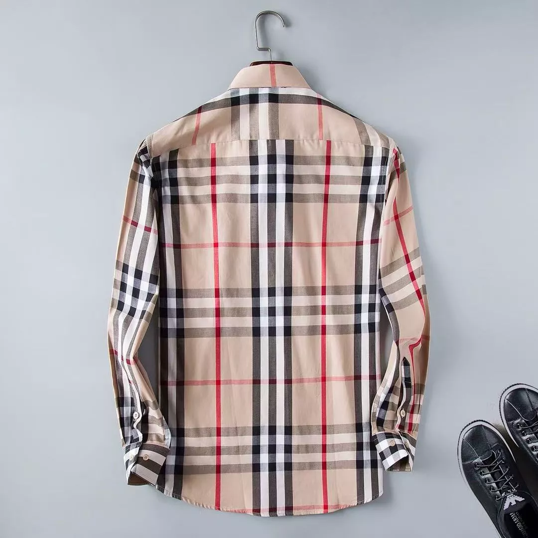 Burberry Shirts Long Sleeved For Men DailyWear 8727
