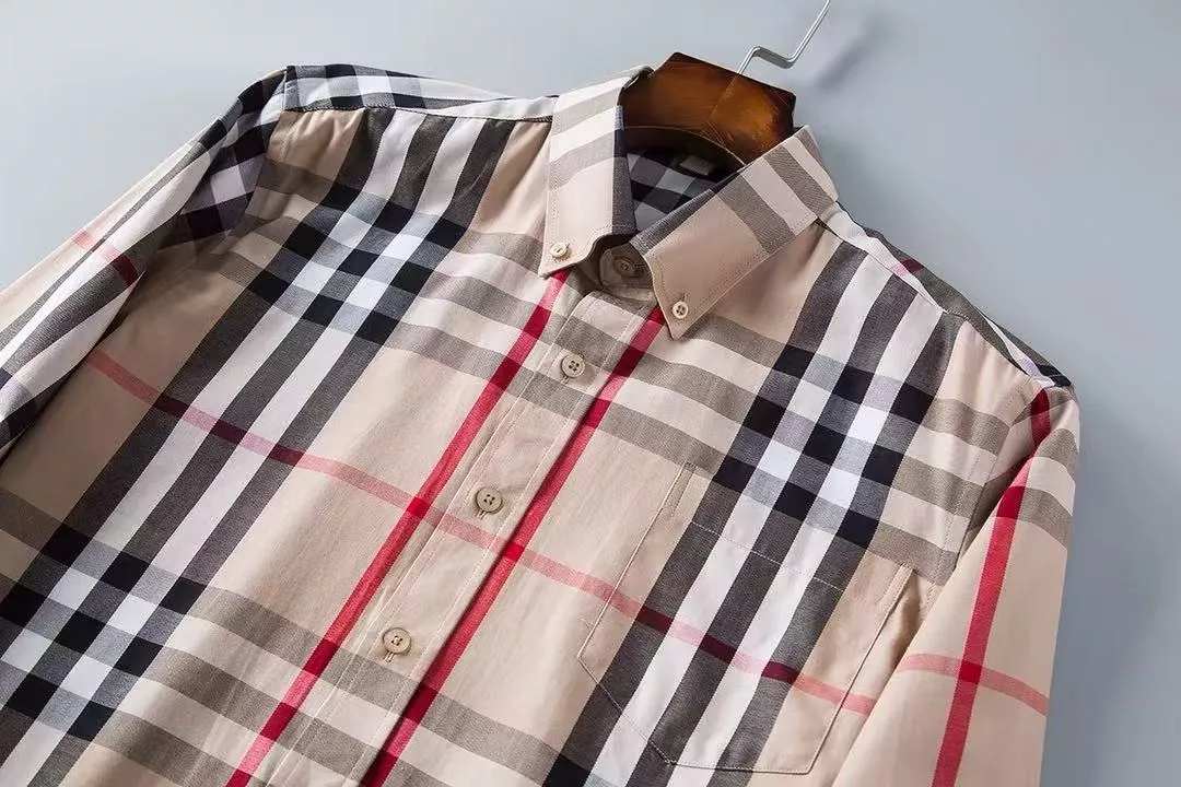 Burberry Shirts Long Sleeved For Men DailyWear 8727