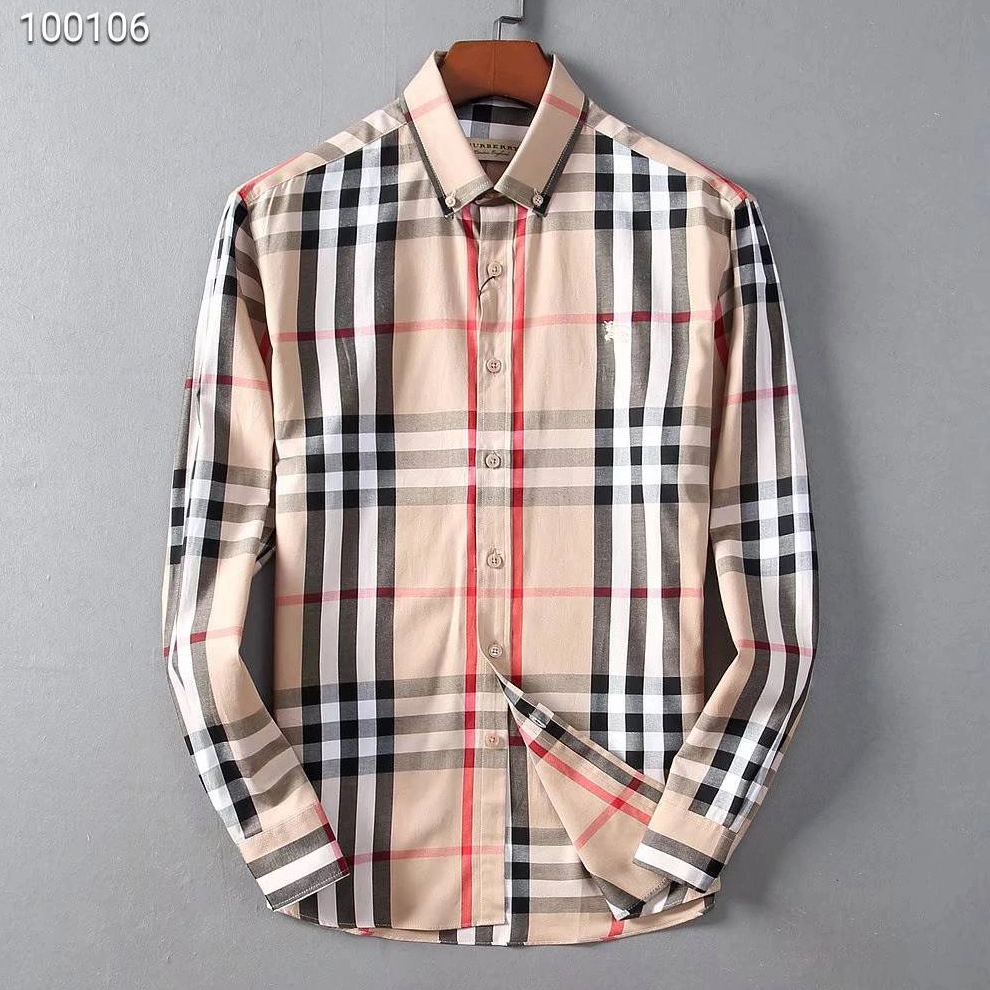 Burberry Shirts Long Sleeved For Men Elegant 7238