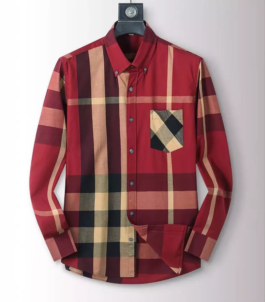 Burberry Shirts Long Sleeved For Men Fashionable 8810