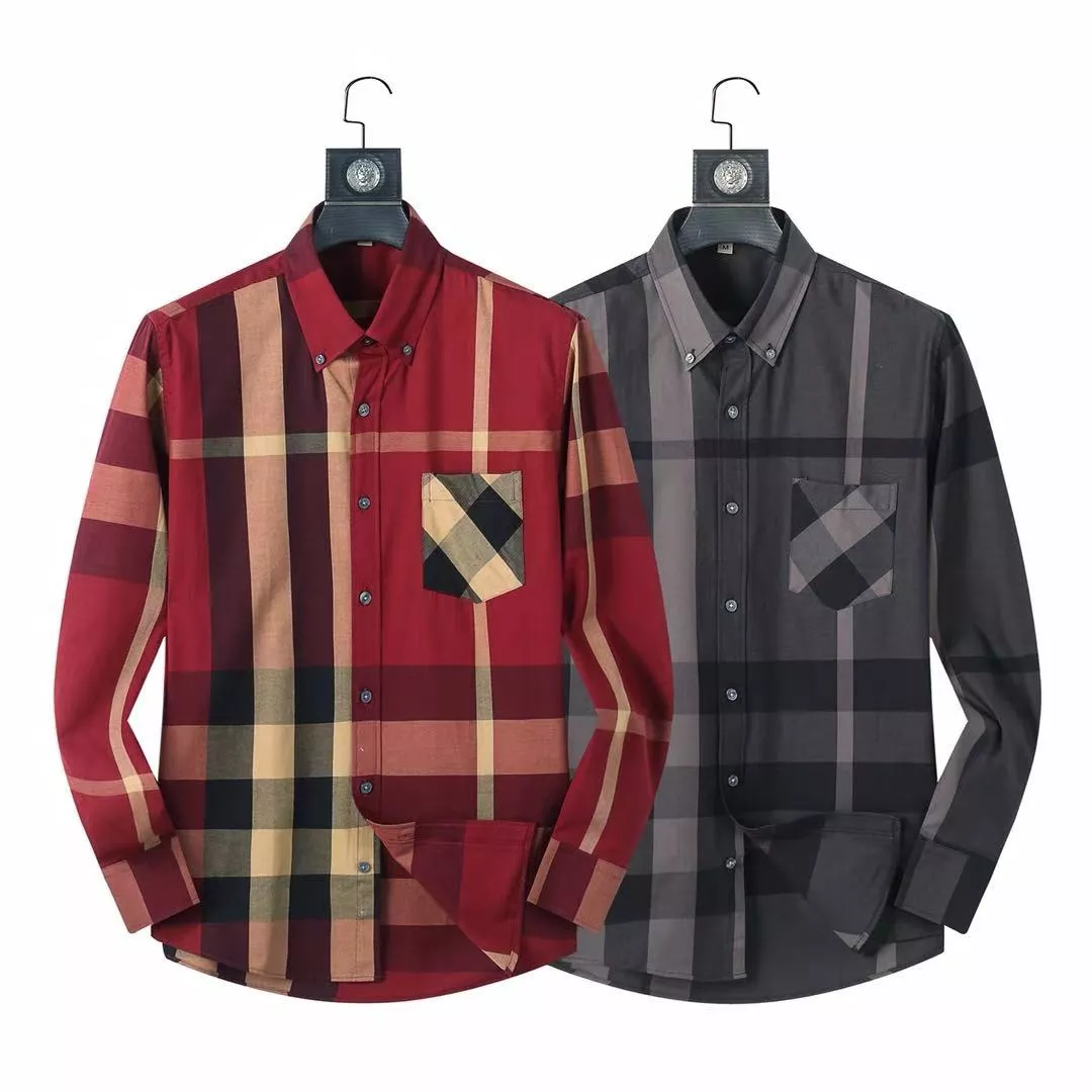 Burberry Shirts Long Sleeved For Men Fashionable 8810