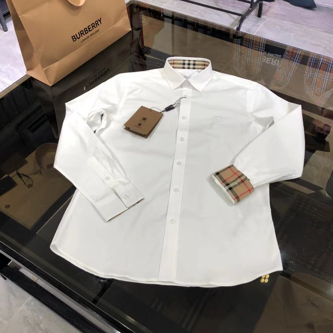 Burberry Shirts Long Sleeved For Men Minimalist 1287