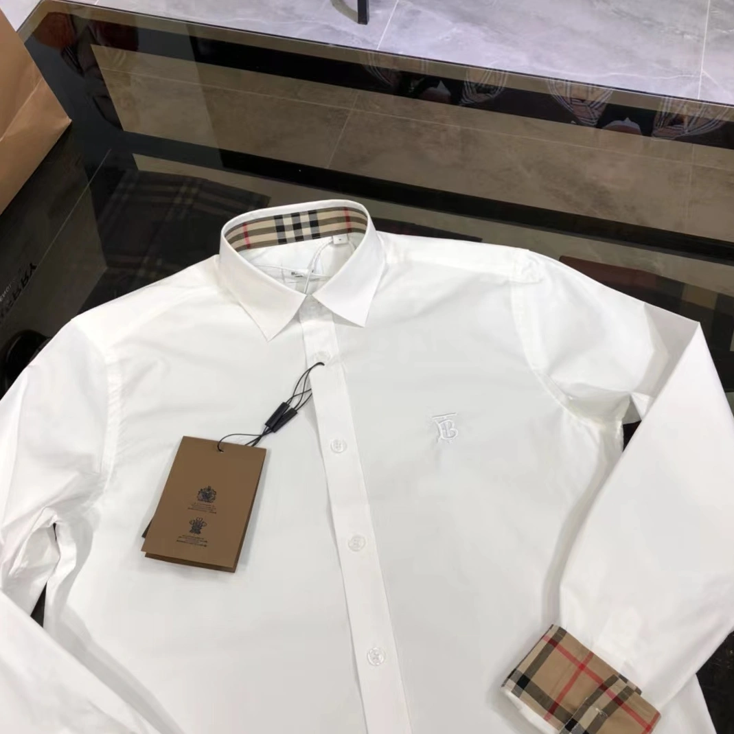 Burberry Shirts Long Sleeved For Men Minimalist 1287