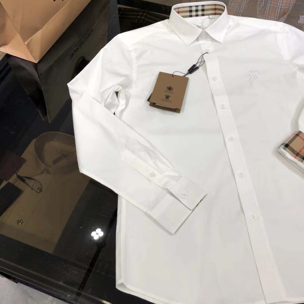 Burberry Shirts Long Sleeved For Men Minimalist 1287