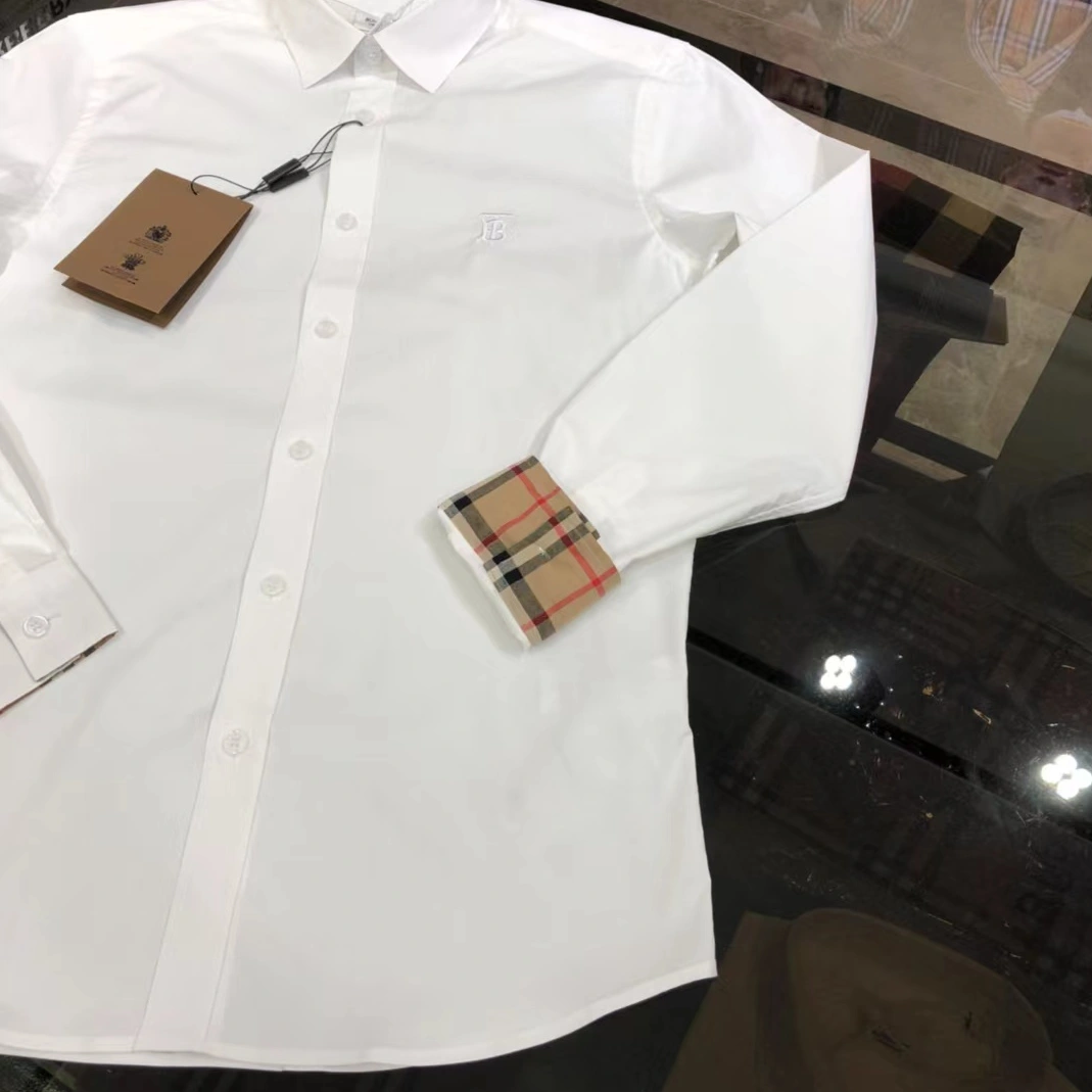 Burberry Shirts Long Sleeved For Men Minimalist 1287