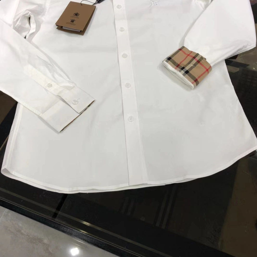 Burberry Shirts Long Sleeved For Men Minimalist 1287