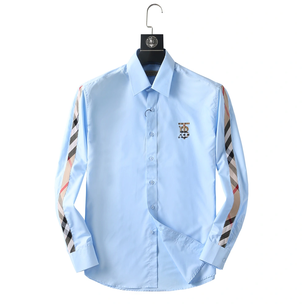 Burberry Shirts Long Sleeved For Men Sleek 1958